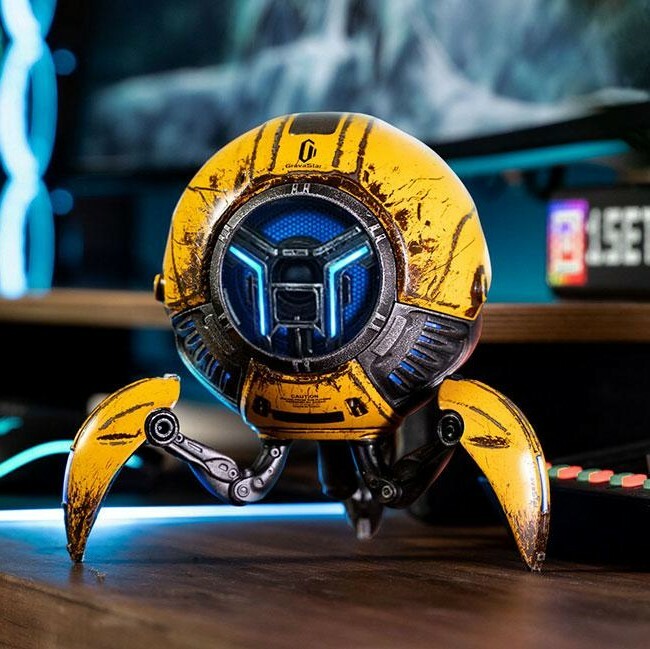 Gravastar Mars Pro 黃色限量戰損版 重低音藍牙喇叭