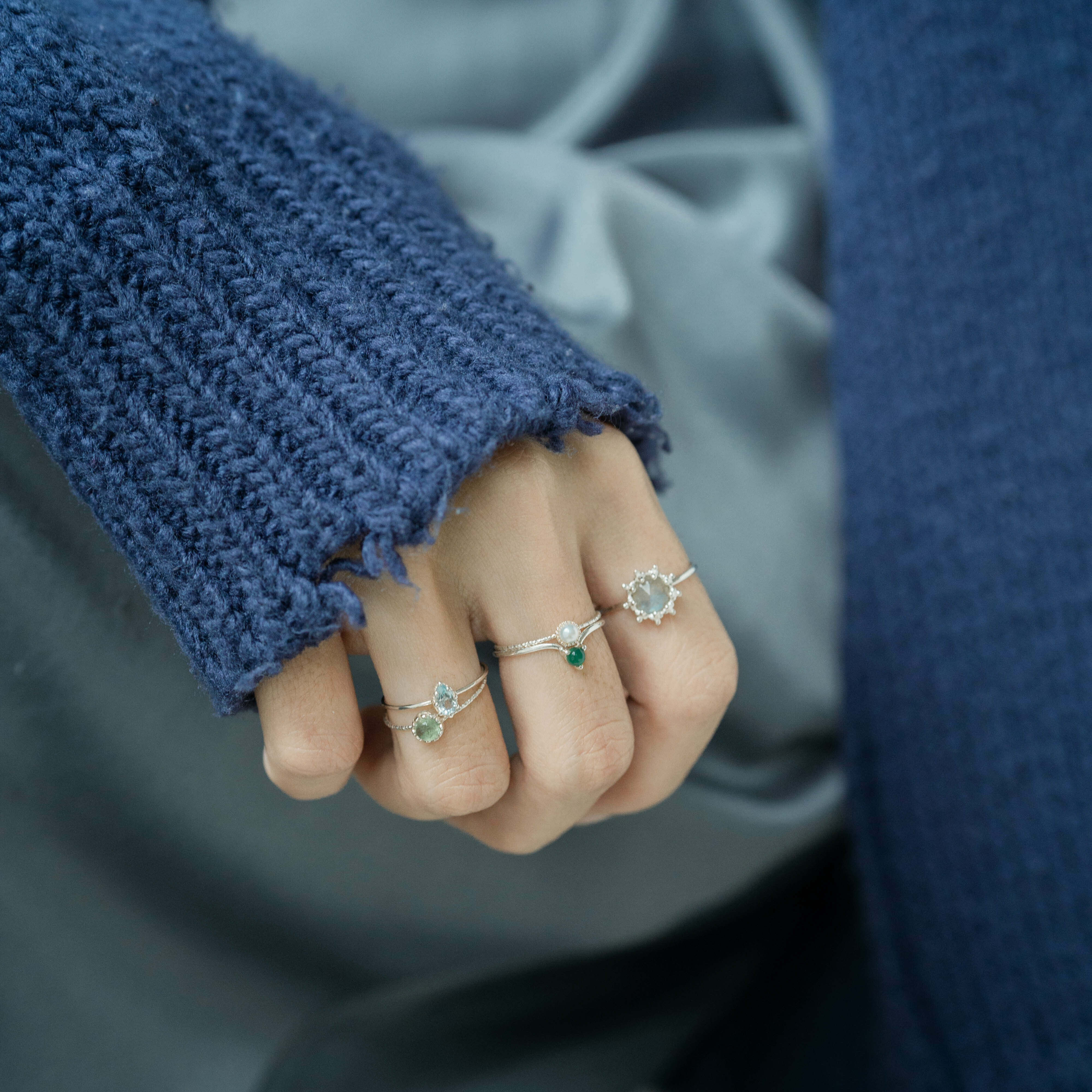 Big Sunshine拉長石細戒