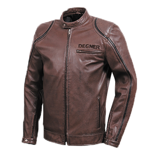 DEGNER 20SJ-5 BROWN 咖啡 皮衣