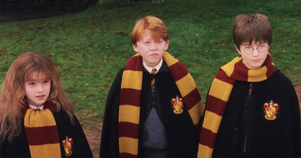 哈利波特榮恩妙麗霍格華滋