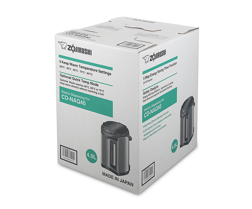 象印日本製 4L/5L 220V微電腦電熱水瓶【香港行貨 一年保用】  -CD-NAQ40/50