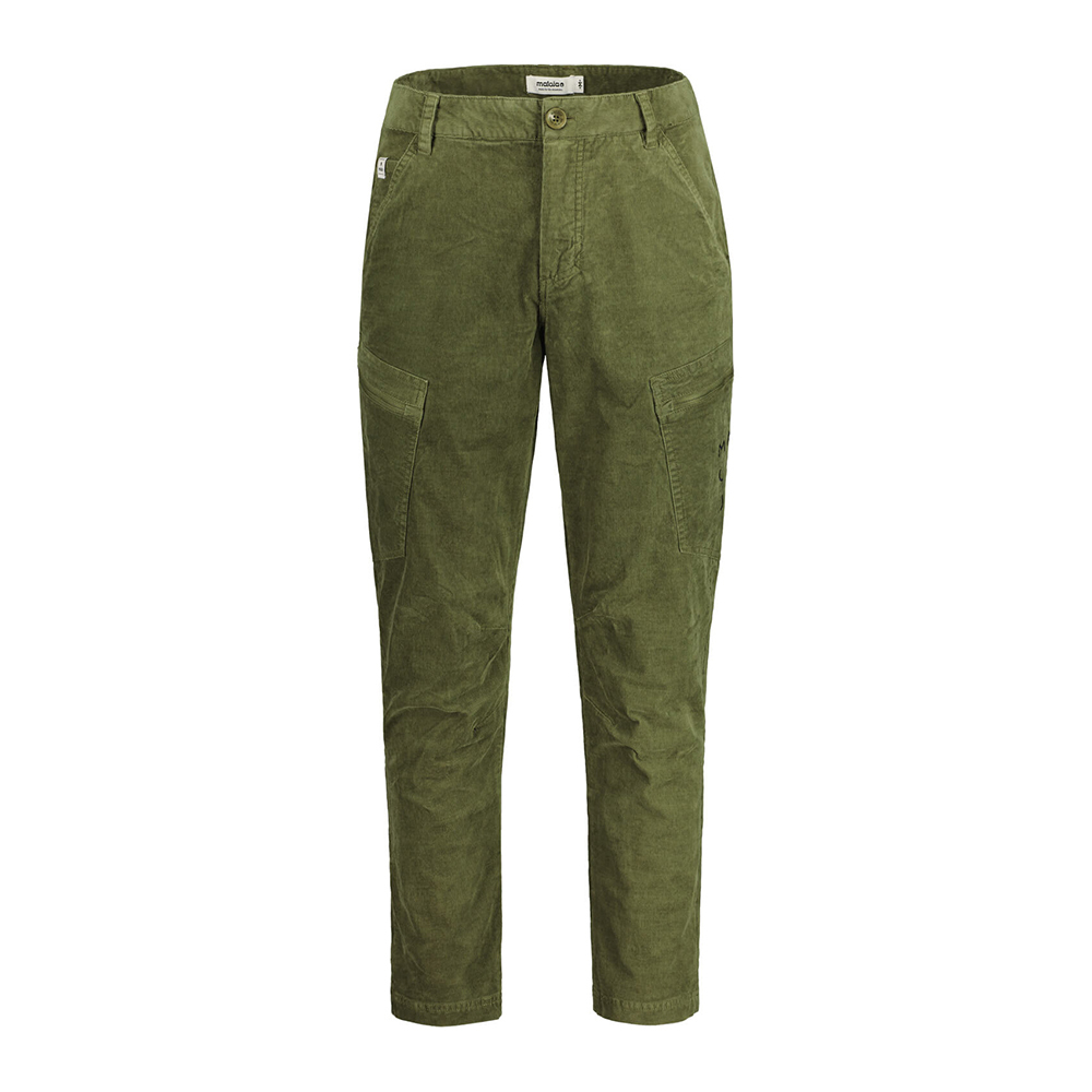 【Maloja】男有機棉燈芯絨長褲 / 21MA32524-[黃、綠]