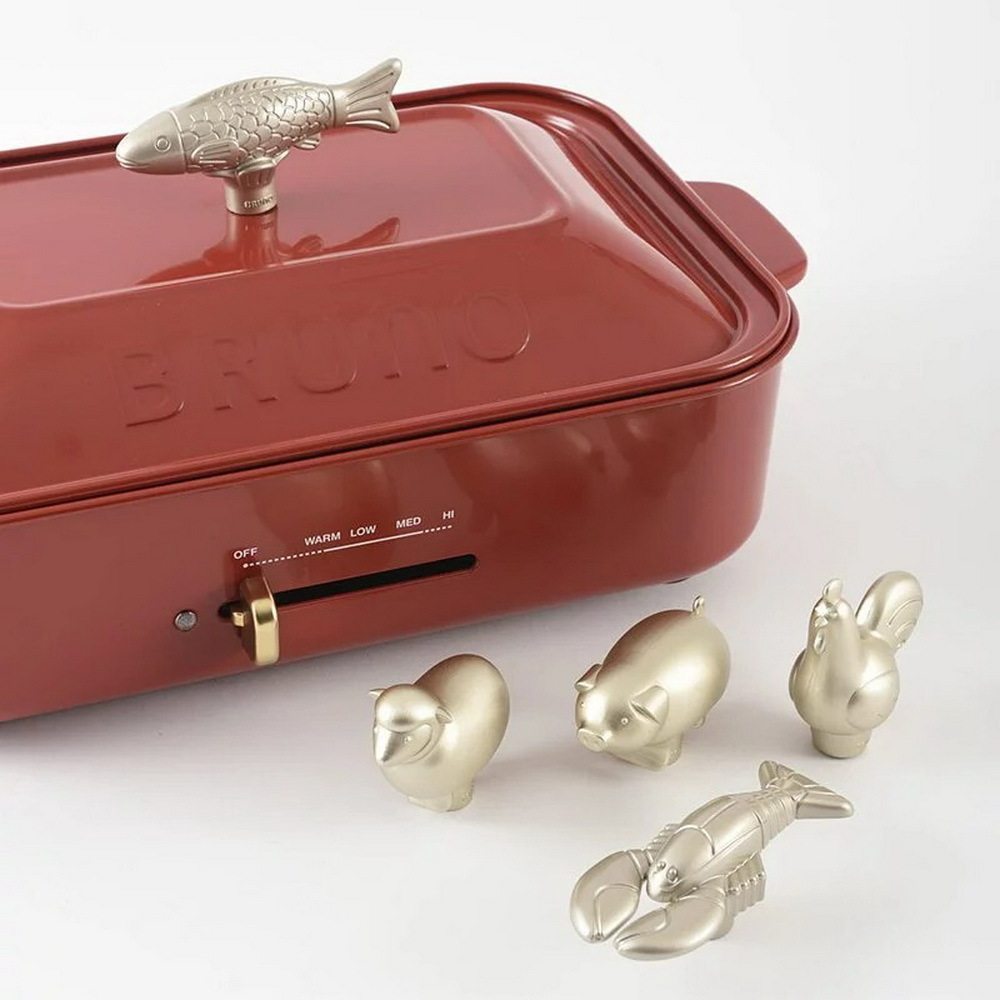 【BRUNO】電烤盤/調理鍋裝飾旋鈕BOE021-KN