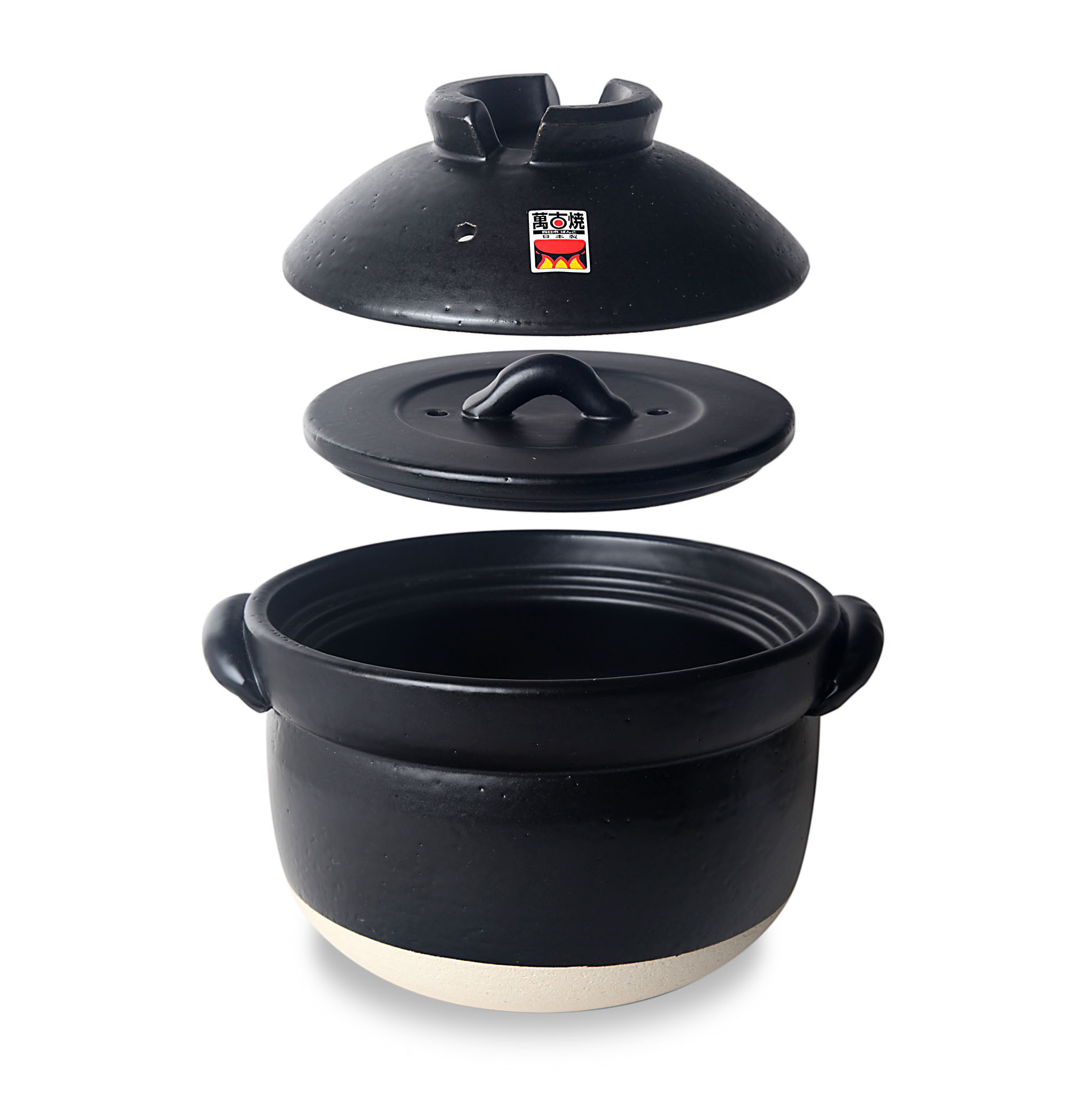 2/3/5Cup Gohan Nabe-Black