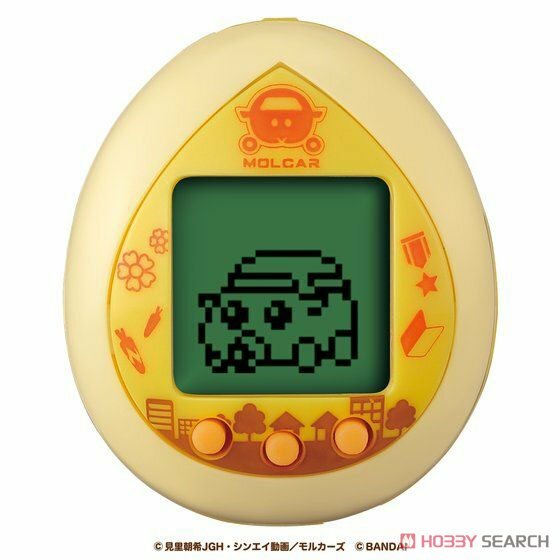 BANDAI 代理版 TAMAGOTCHI 天竺鼠車車 x 塔麻可吉 奶油色
