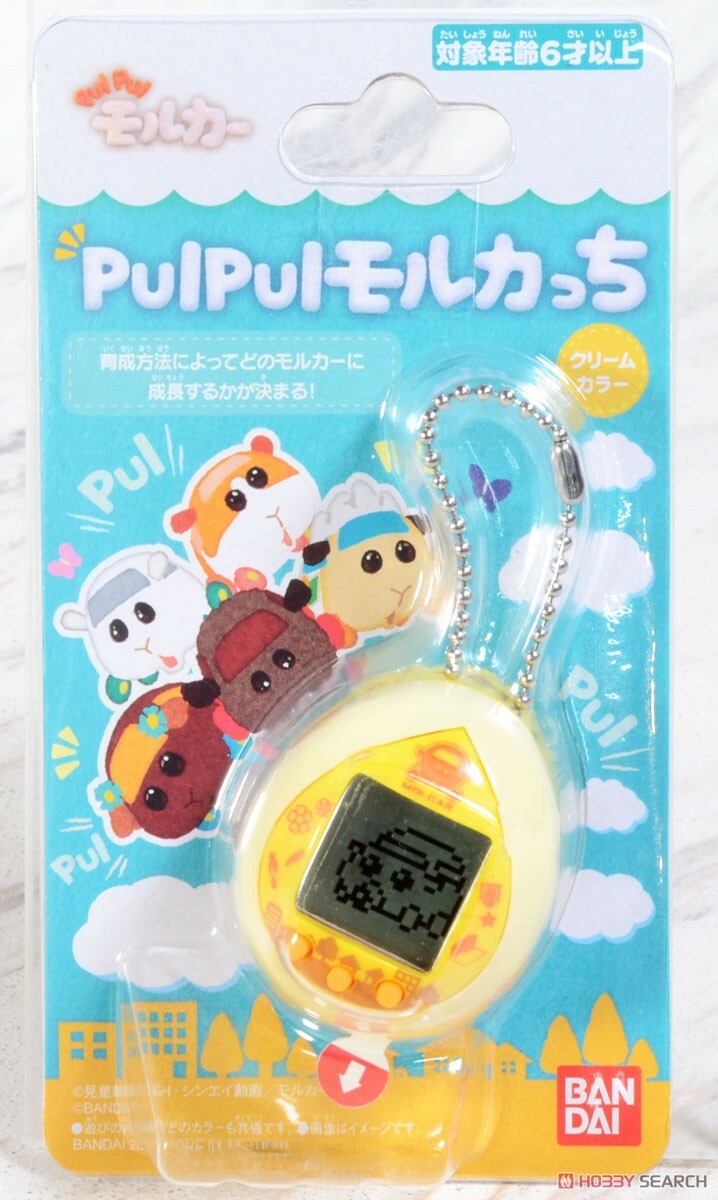 BANDAI 代理版 TAMAGOTCHI 天竺鼠車車 x 塔麻可吉 奶油色