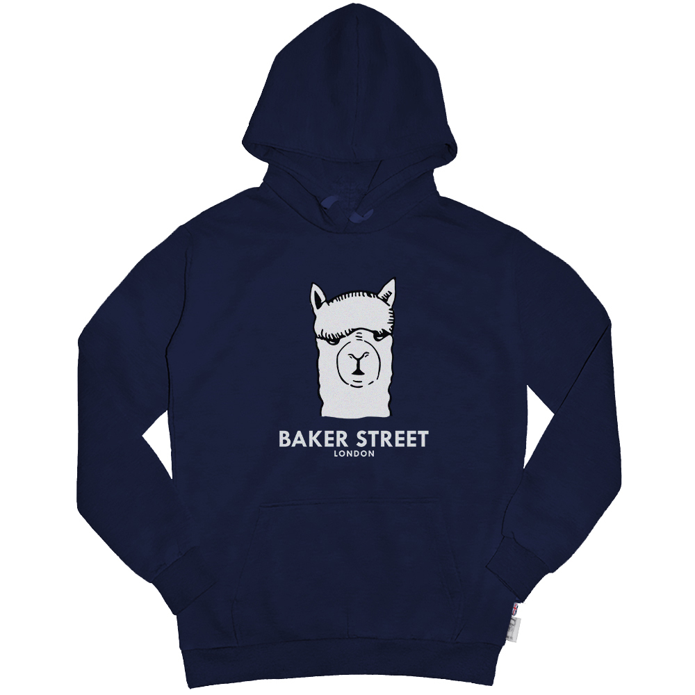 BKST Logo 經典羊駝大LOGO 高磅數長袖帽T