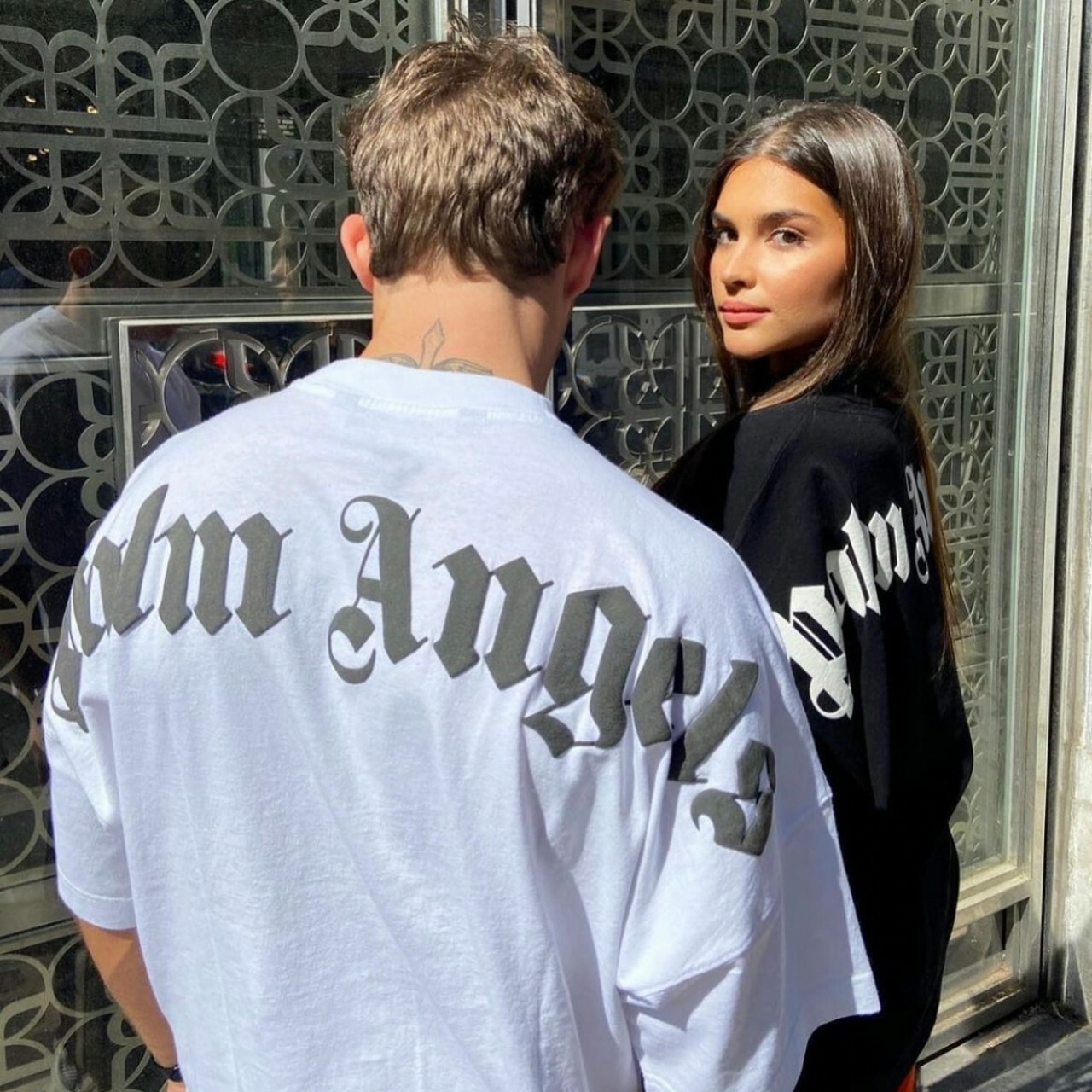 PALM ANGELS 經典背後大字 領口Logo短袖 T