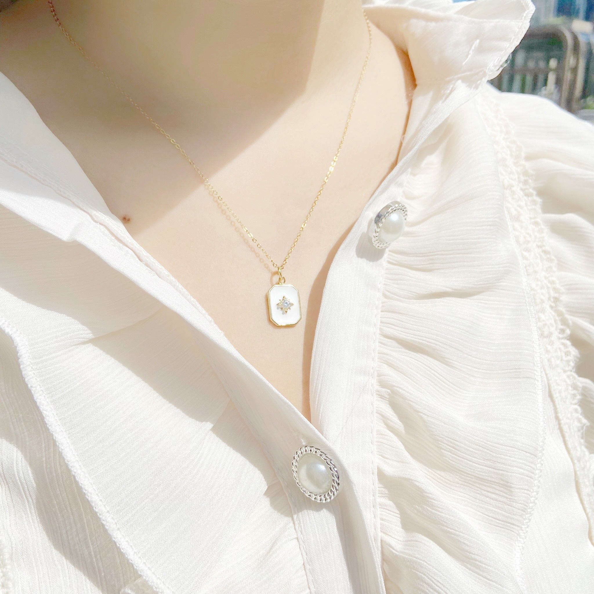 | 925銀丨星星蠟印項鍊 | NE0345 |