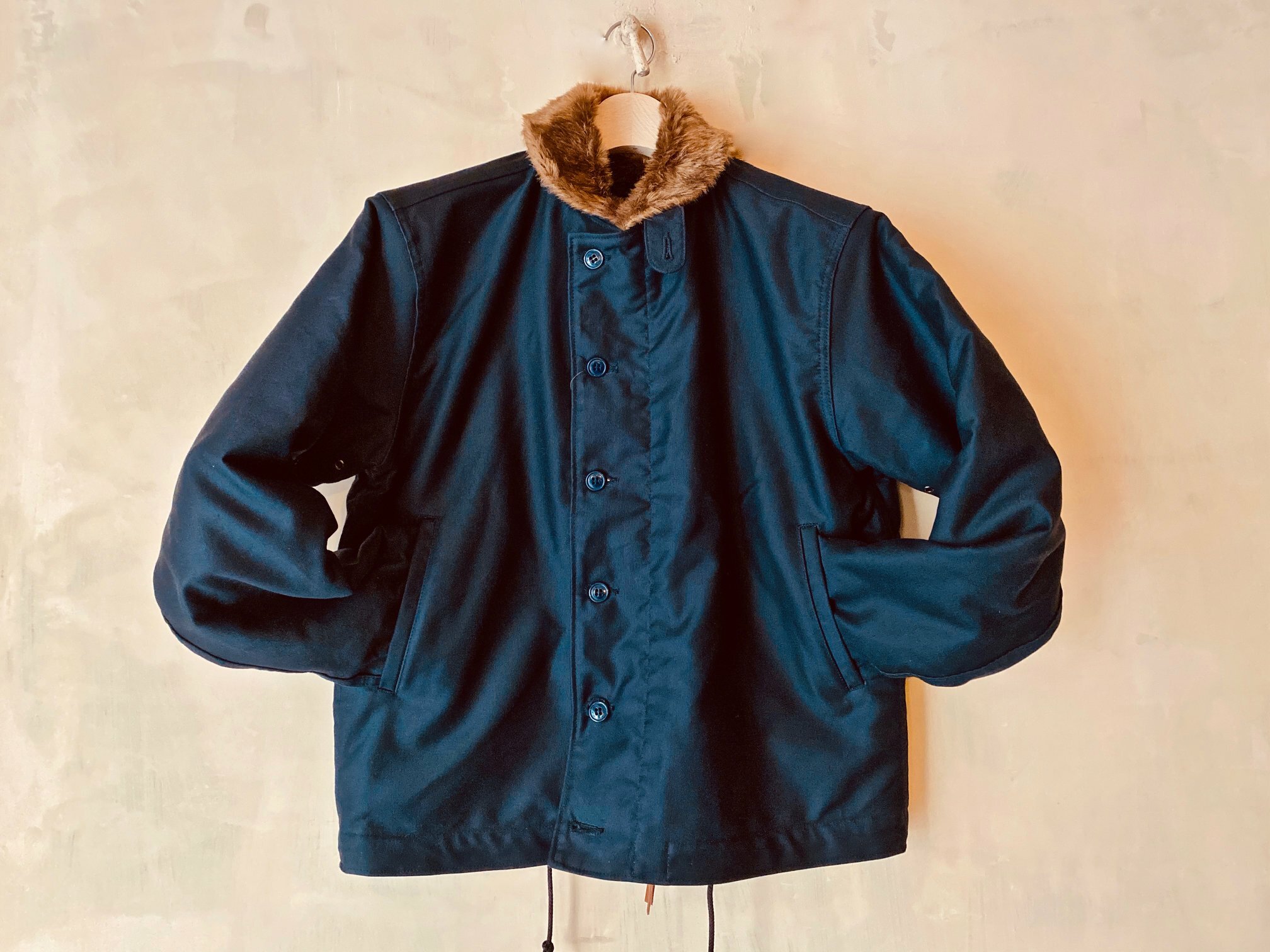 HOUSTON USN W/R N-1 DECK COAT