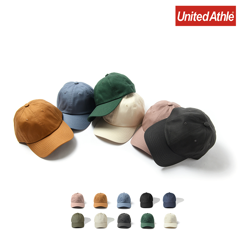 日本授權 United Athle 9670-01 棉質斜紋織布老帽