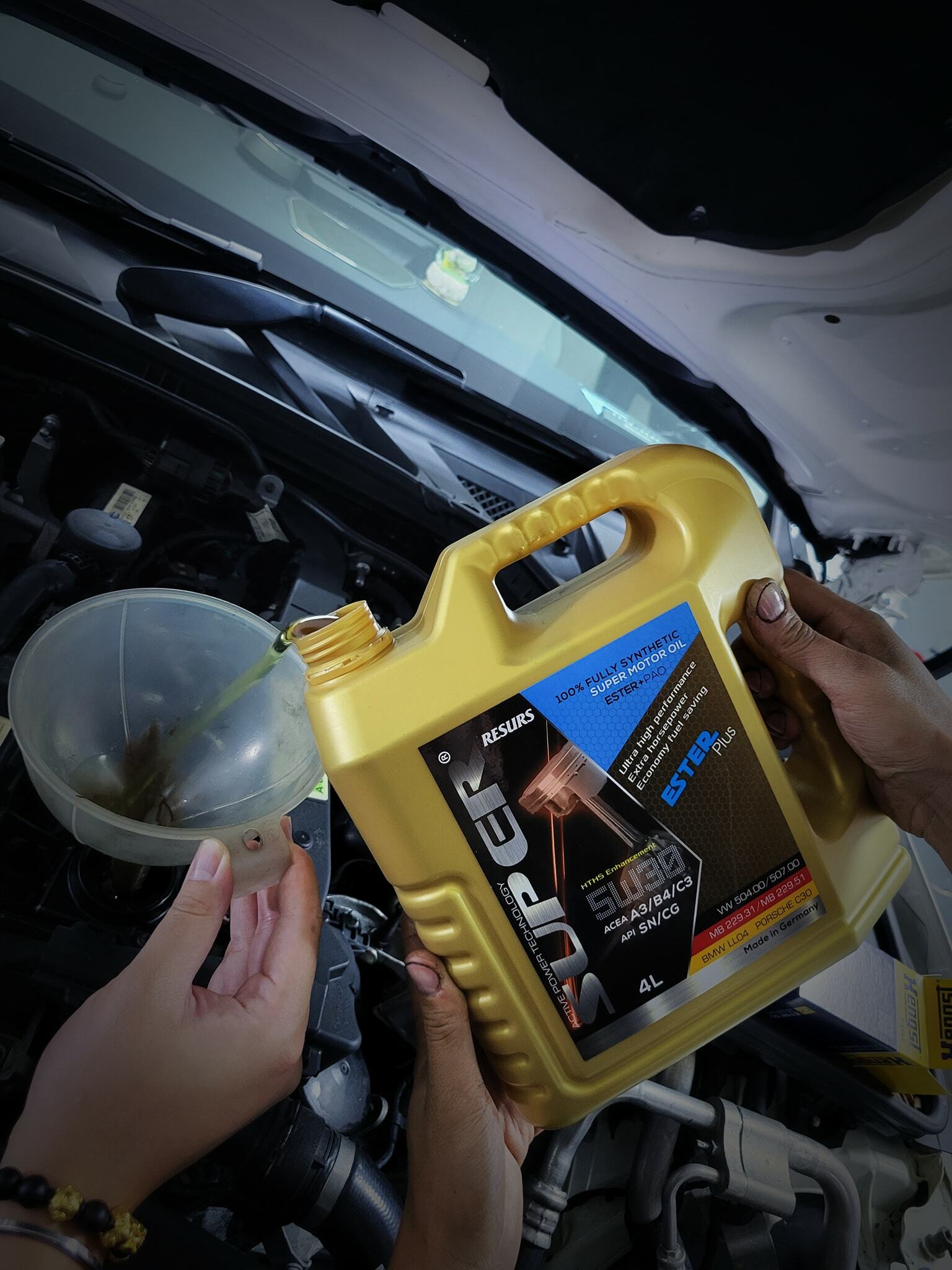 super nano ester plus 5W30 引擎修復 機油