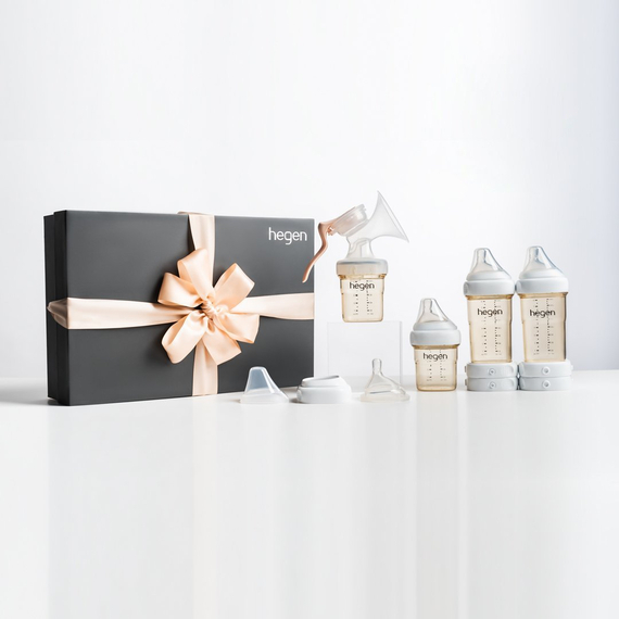 hegen PCTO™ 祝賀新生奶瓶安心禮 ｜臻藏系列 (附手動擠乳器)