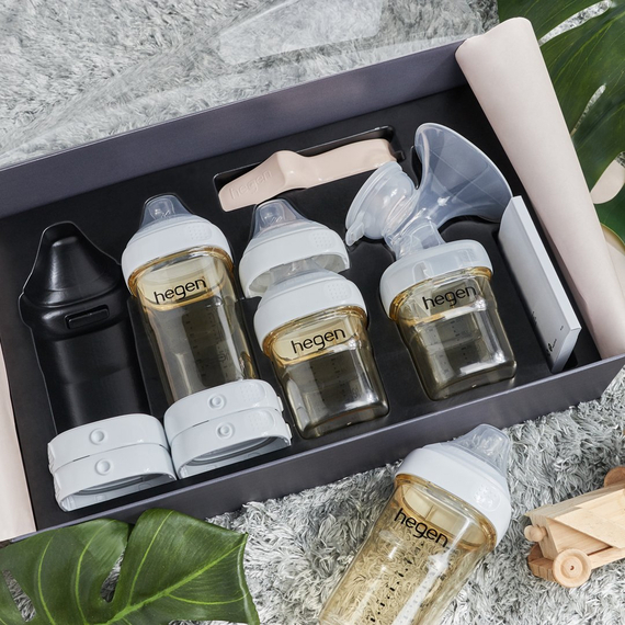 hegen PCTO™ 祝賀新生奶瓶安心禮 ｜臻藏系列 (附手動擠乳器)