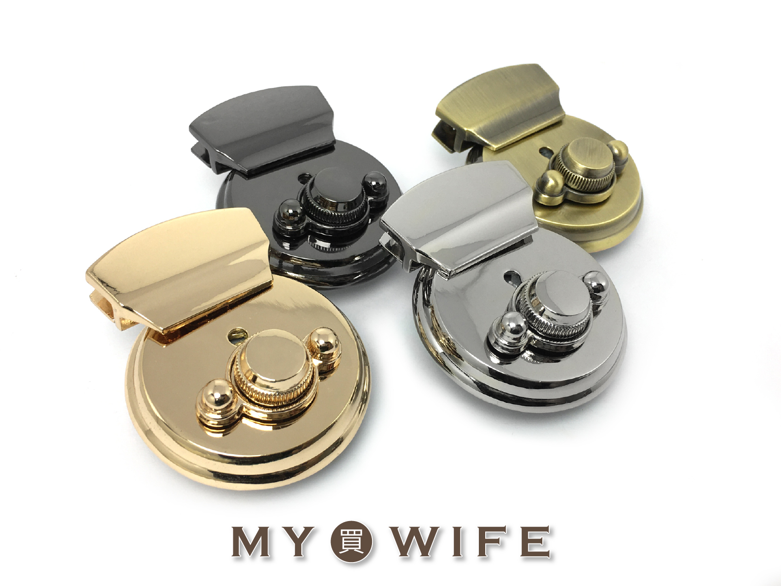 51x63mm合金公事包鎖扣_4色【GY-8109】