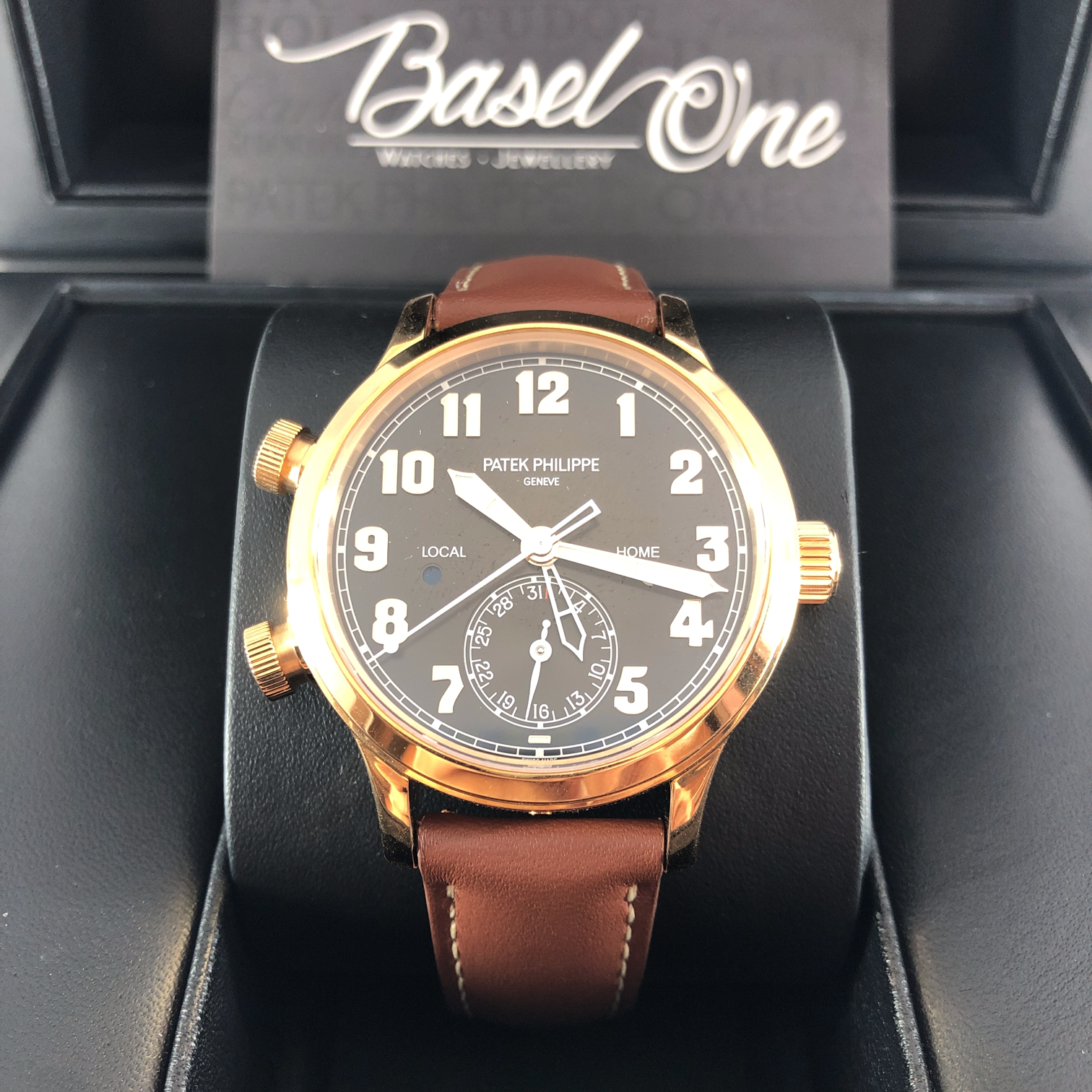 Discontinued BRAND NEW 7234R-001 7234 PATEK PHILIPPE COMPLICATIONS BROWN DIAL GOLD 37 MM