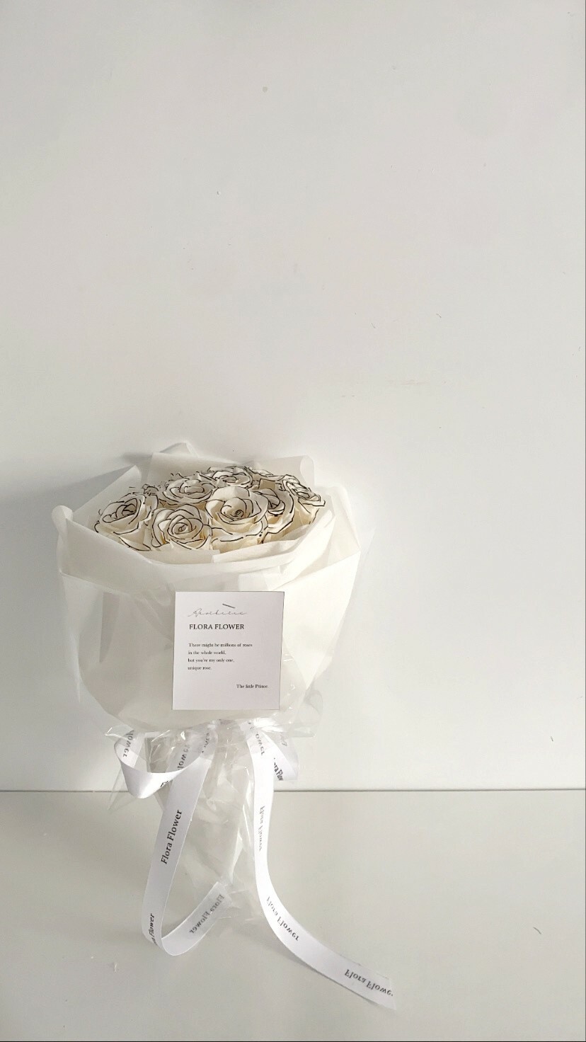 俄羅斯永生花束-香奈兒