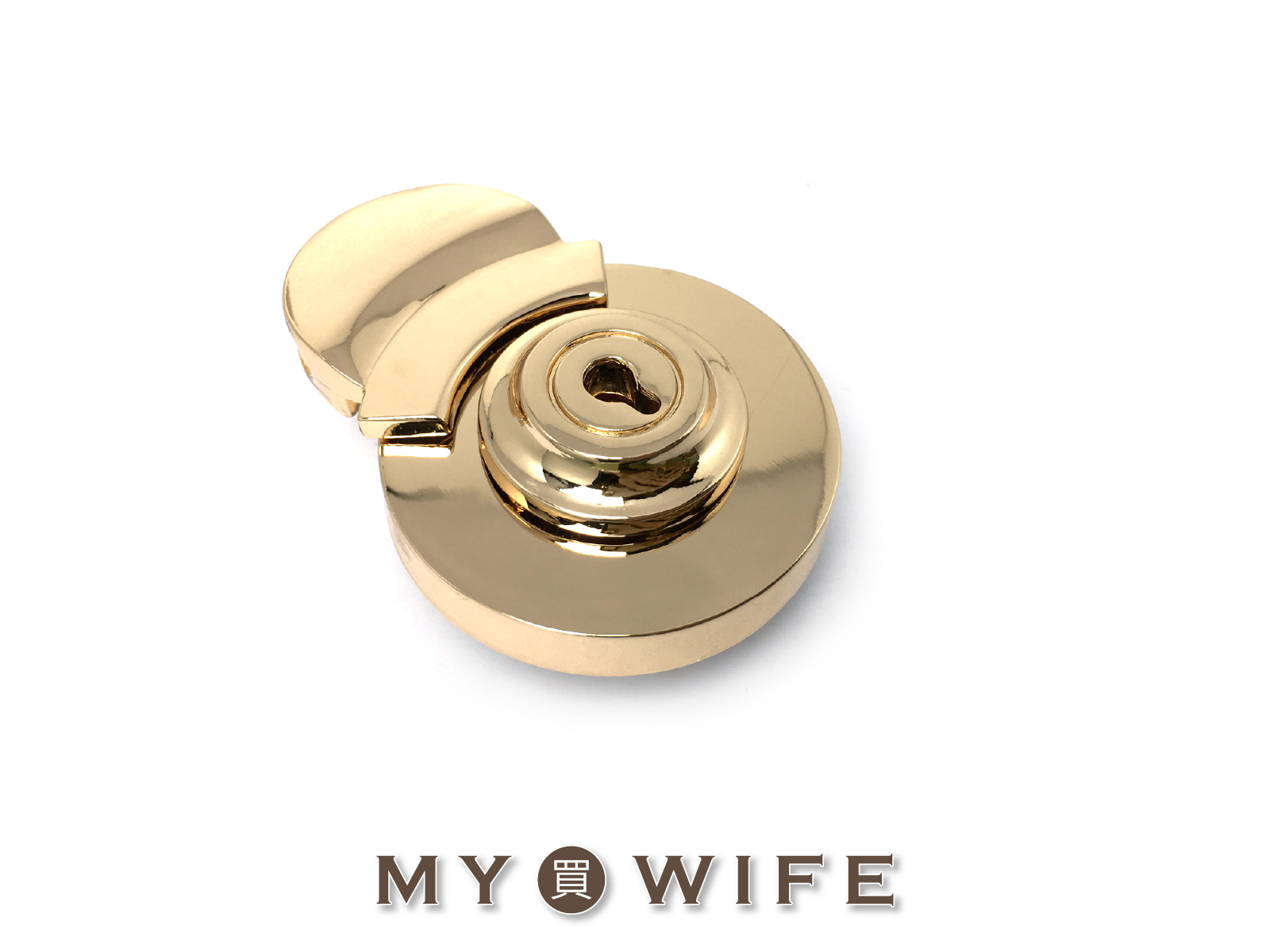 46x62mm合金公事包鎖扣_金色【GY-8152】