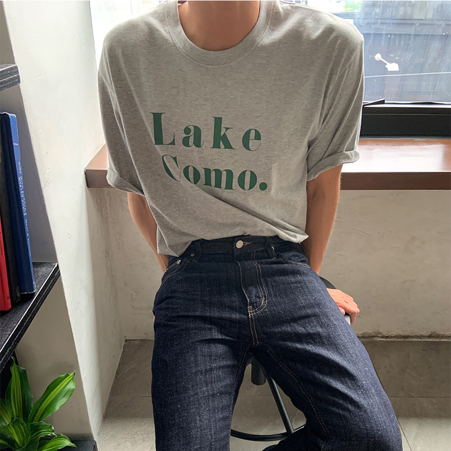 LAKE COME TEE / 灰 / 不提供退換貨