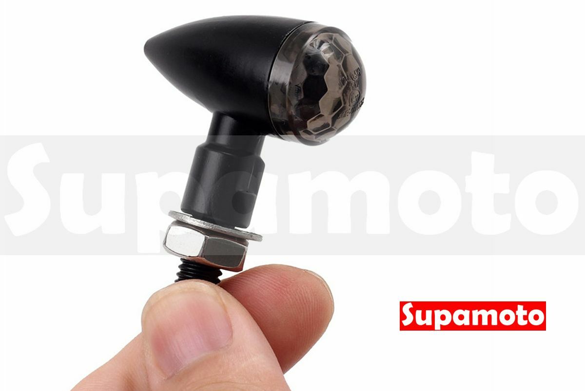 -Supamoto- D19 LED 方向燈 迷你 隱藏 超小 小 復古 山車 哈雷 野狼 金屬 改裝 小狼 仿賽 街車