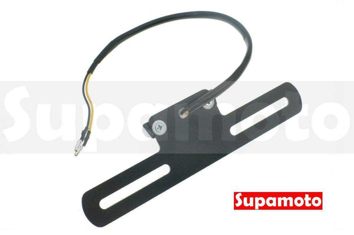 -Supamoto- D30 LED 牌照燈 車牌燈 白光 車牌 CNC 陽極 大牌燈 短牌架 車牌架 翹牌架