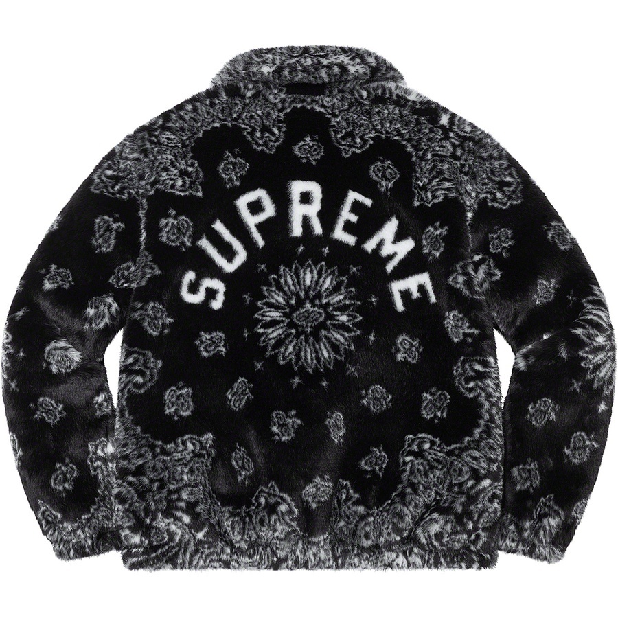 Supreme Bandana Faux Fur Bomber Jacket
