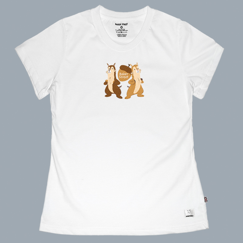 Chipmunpaca 花栗鼠駝 女版短T