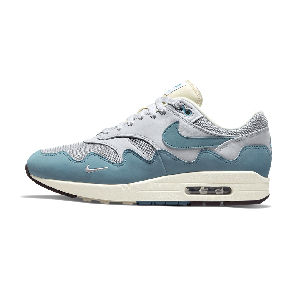 Nike Air Max 1'' Noise Aqua '' x Patta 聯名款白藍休閒鞋DH134