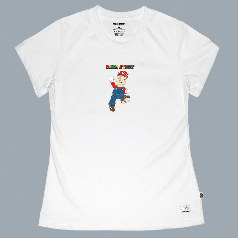 Mushroom paca 駝力歐 女版短T