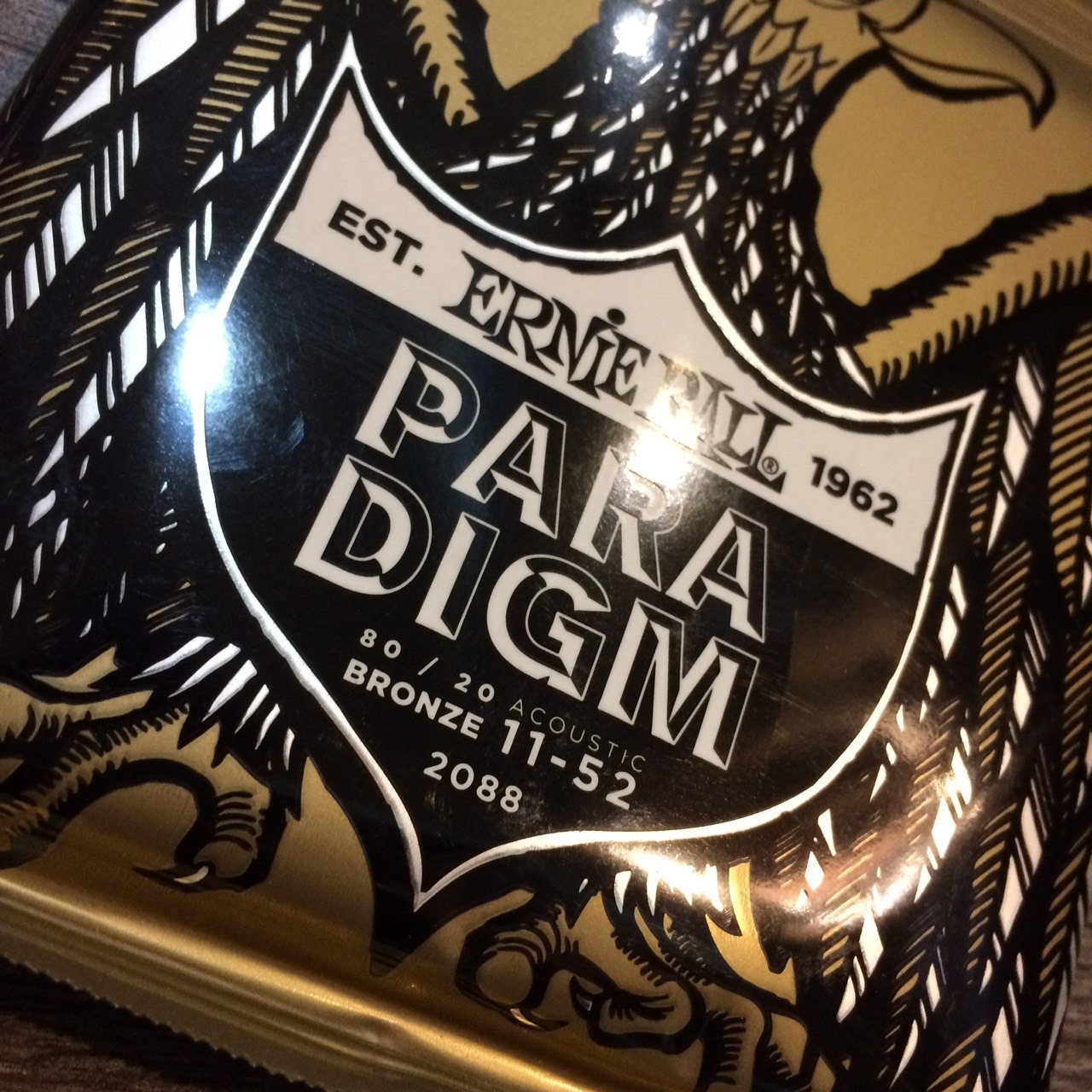 Ernie Ball PARADIGM 2086/2088/2090 黃銅 抗鏽抗斷 木吉他弦