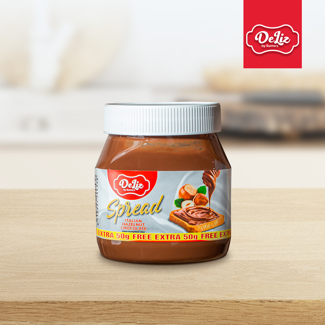 NEW !!! DeLiz Italian Hazelnut Chocolate Spread (350g