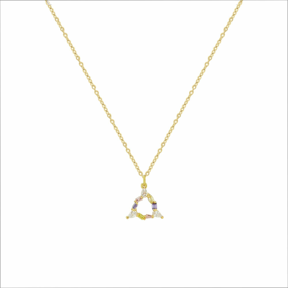 [SNATCH] 三角精靈彩鑽項鍊 / [SNATCH] Triangle Elf Necklace