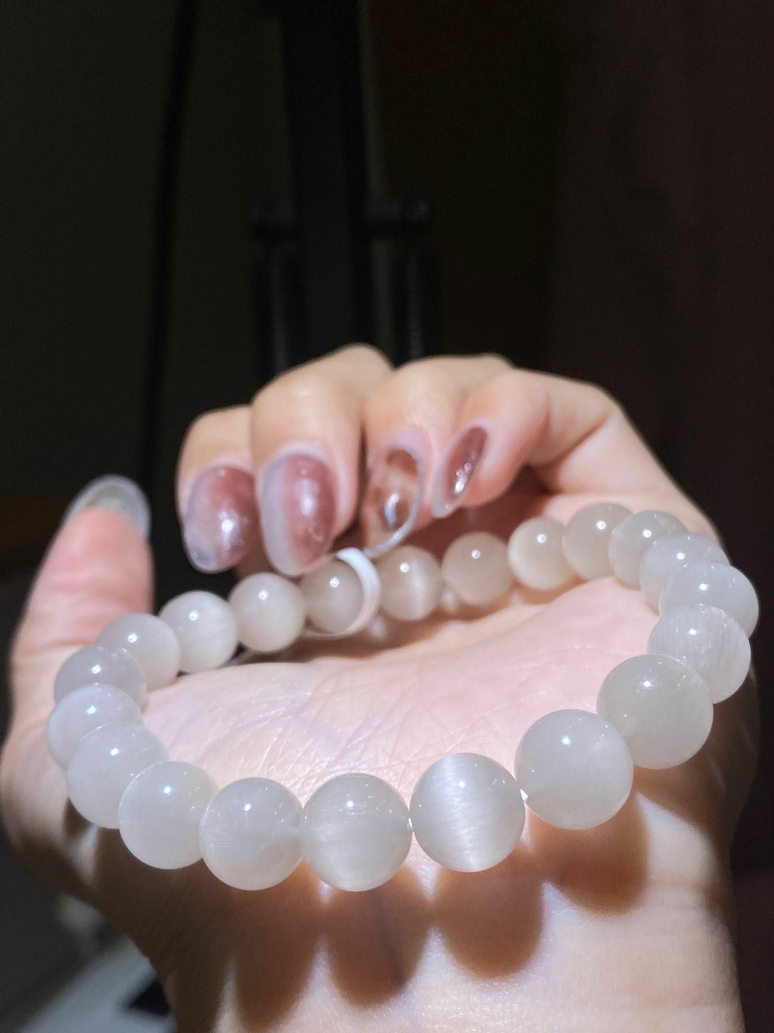 頂級順髮白兔毛