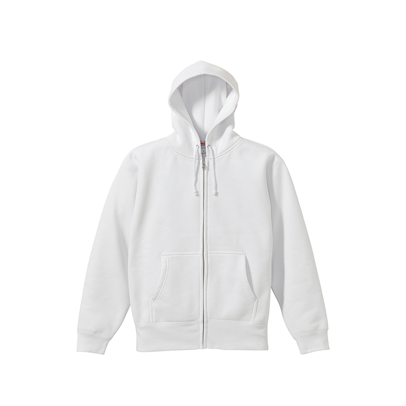 United Athle 10.0oz T/C 內刷毛 連帽拉鏈外套 白色 3562001-001 [EW]