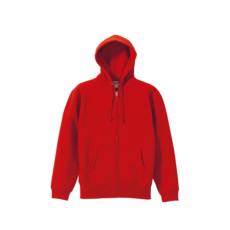 United Athle 10.0oz T/C 內刷毛 連帽拉鏈外套 紅色 3562001-069 [EW]