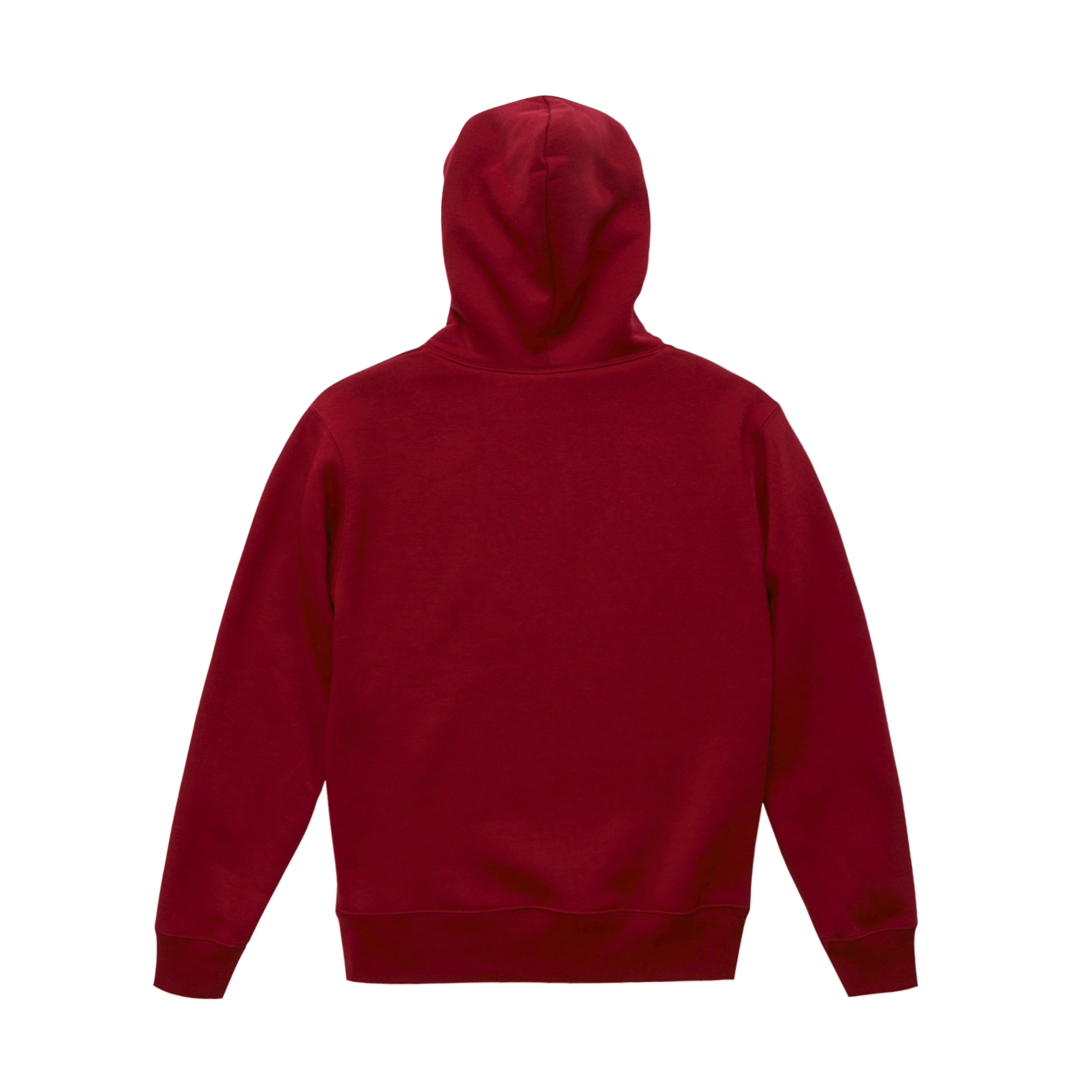 United Athle 10.0oz T/C 內刷毛 連帽拉鏈外套 酒紅色 3562001-072 [EW]