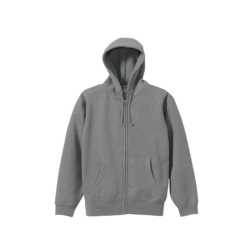 United Athle 10.0oz T/C 內刷毛 連帽拉鏈外套 灰色 3562001-714 [EW]