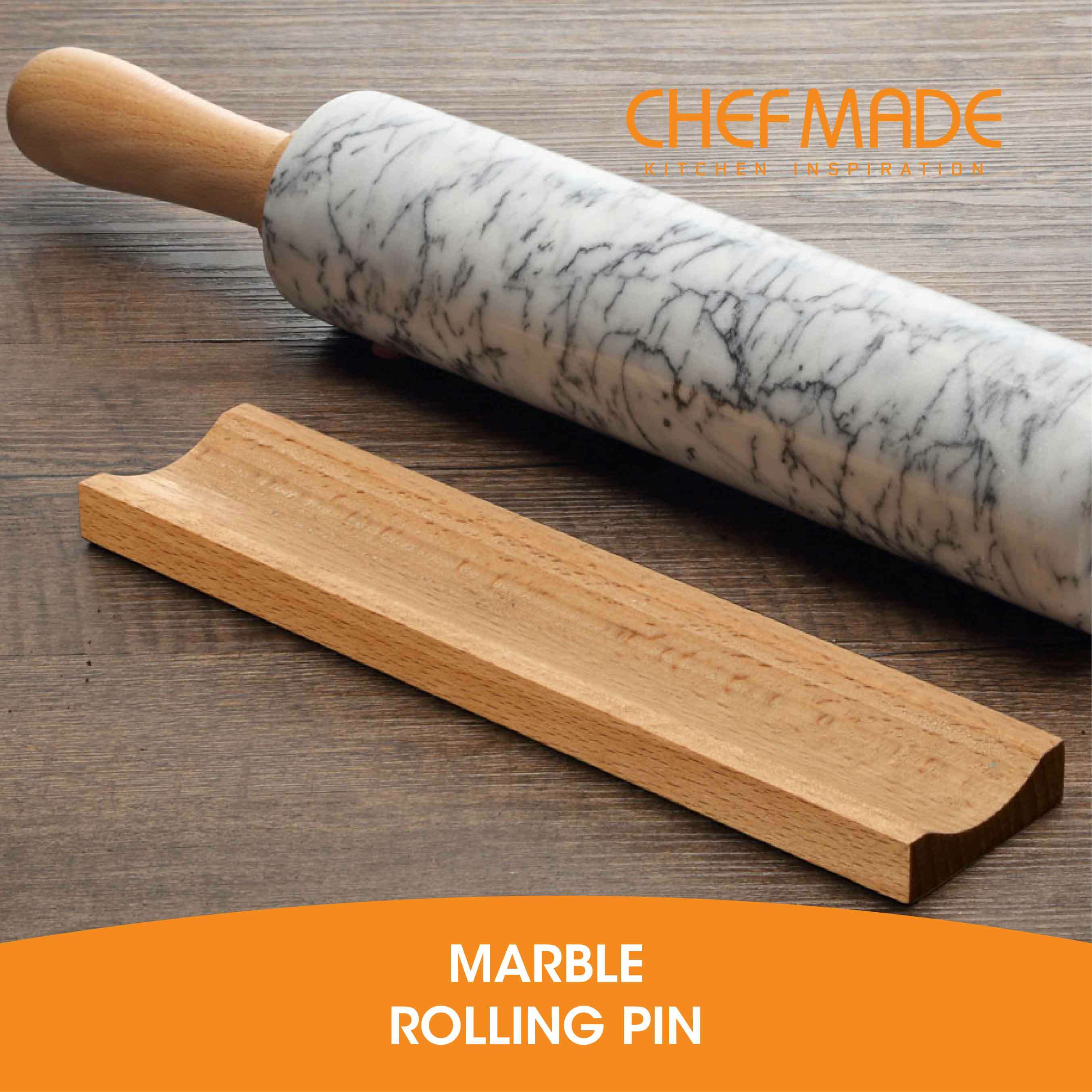 Chefmade Marble Rolling Pin