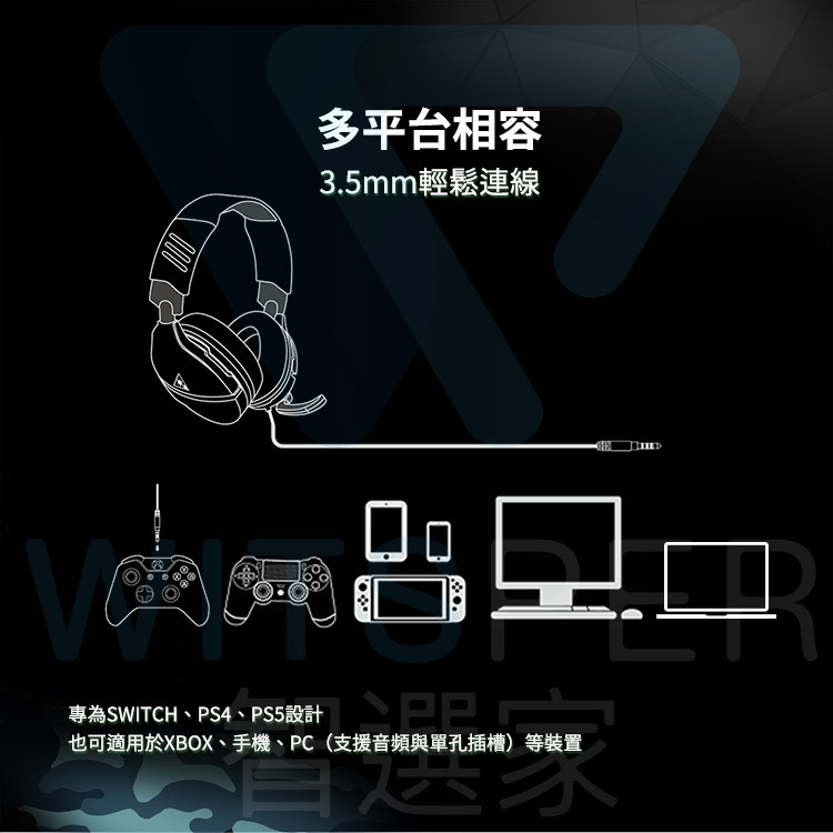 Turtle Beach Recon 70電競耳機麥克風