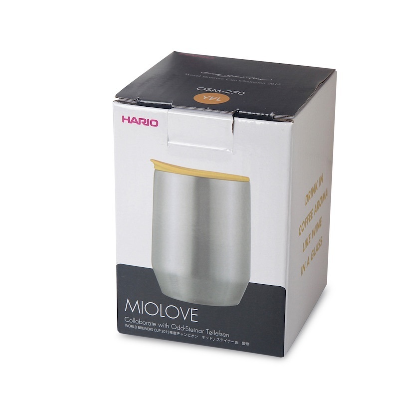 日本HARIO 270ml不銹鋼保溫杯-黑色/藍色/黃色  -OSM-270