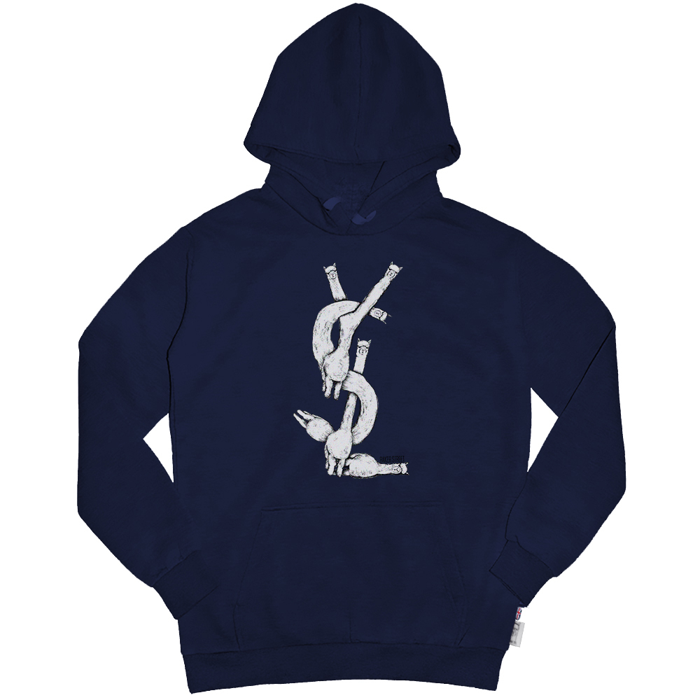 Exercising Alpaca 聖羅駝 高磅數長袖帽T