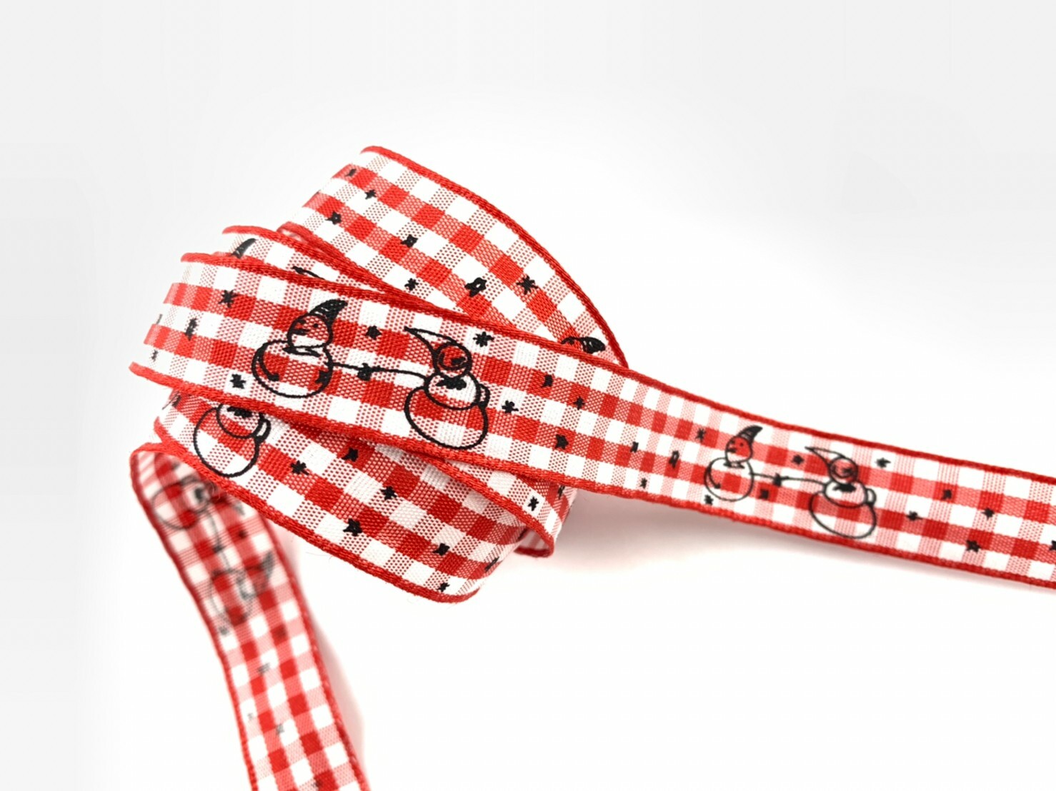 牽手雪人/經典格紋/15mm