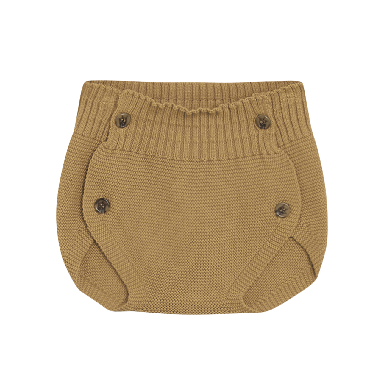 〖 Hust & Claire 〗芥黃色針織包屁褲