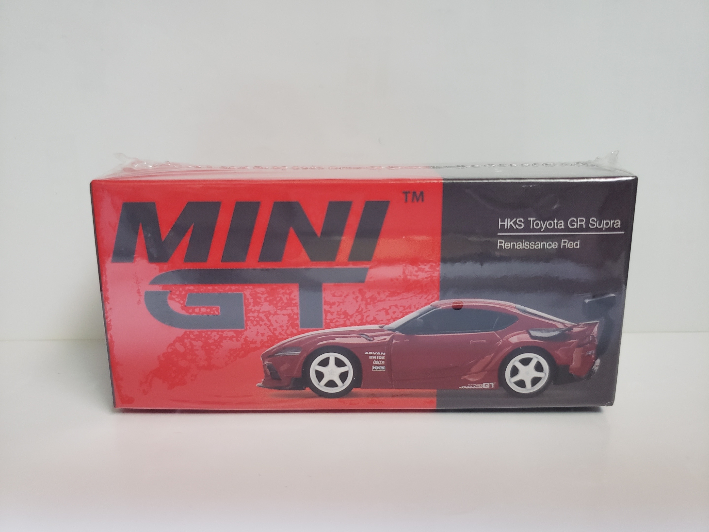Mini GT 1/64 No.265 HKS Toyota GR Supra Renaissance Red