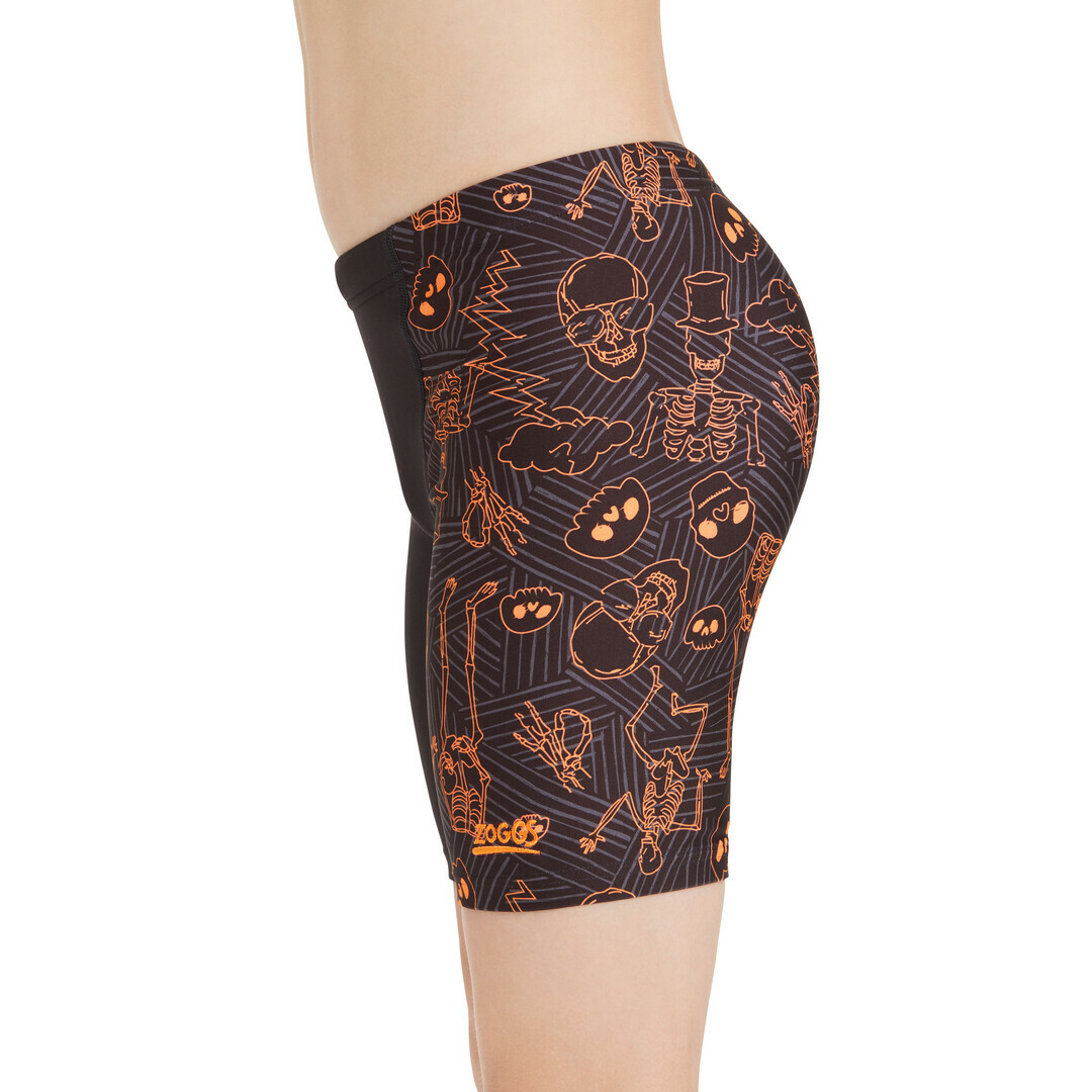 ZOGGS 青少年《金色骷顱》及膝泳褲