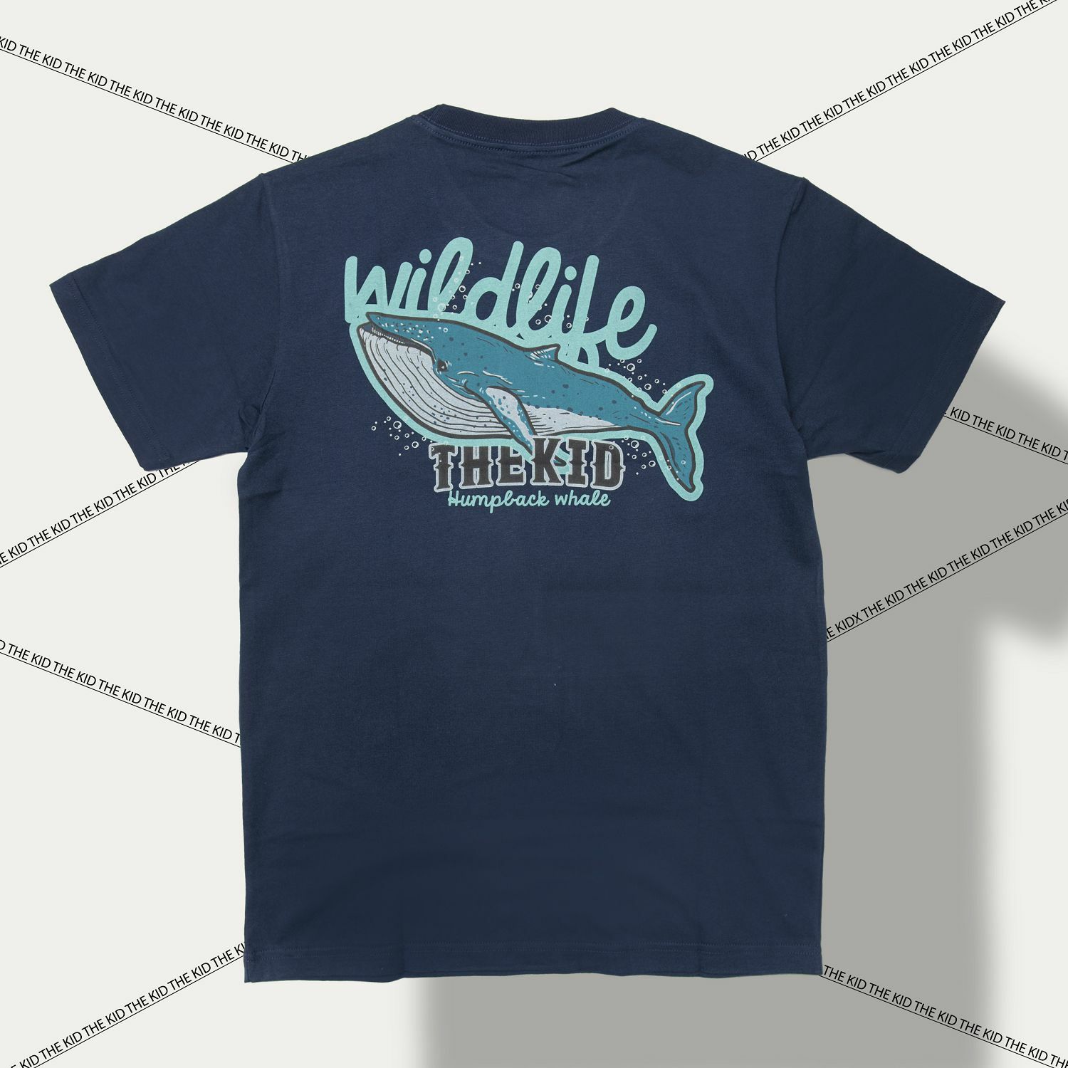 KID ® 海洋動物系列 大翅鯨標語 短T