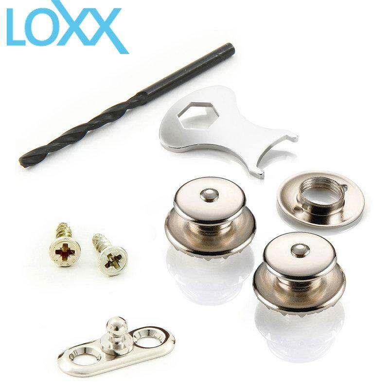 德製 LOXX A-NICKEL 銀色 鍍鎳 木吉他 民謠/古典 安全背帶釦 加厚背帶款 公司貨