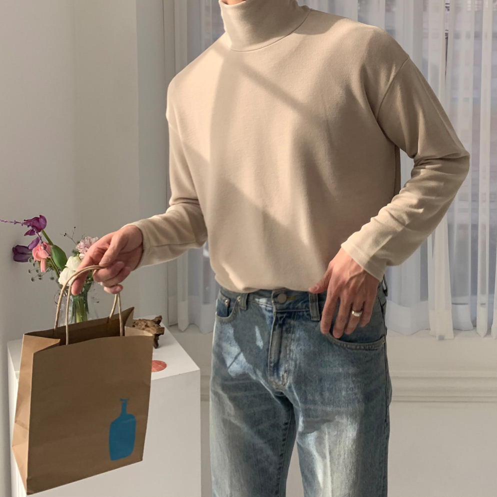 高領內搭長袖上衣 / 不提供退換貨