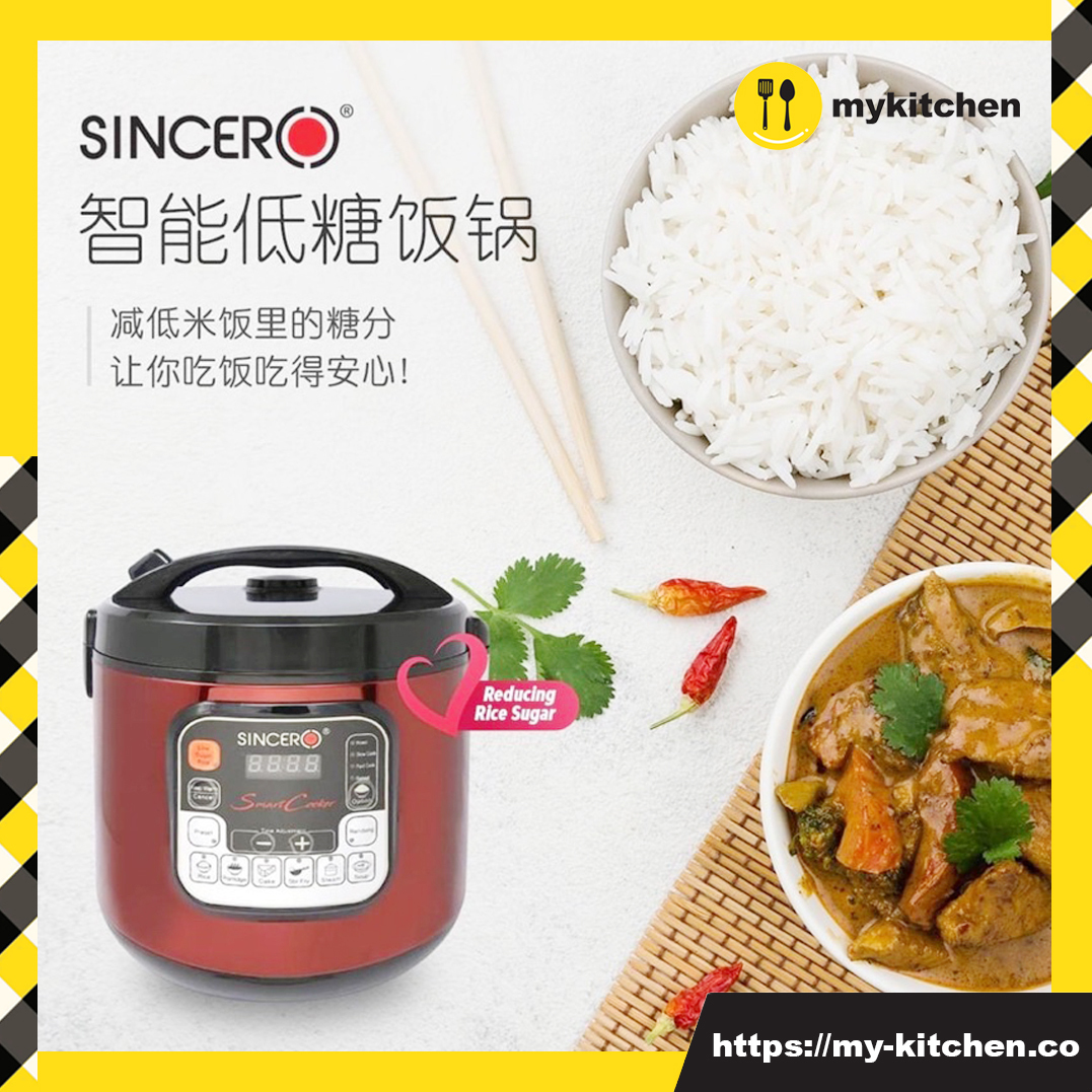 MY KITCHEN Sincero RC900 6L Rice Cooker Low Sugar Hea