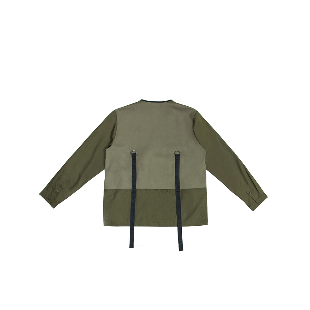 解構功能上衣 - 綠